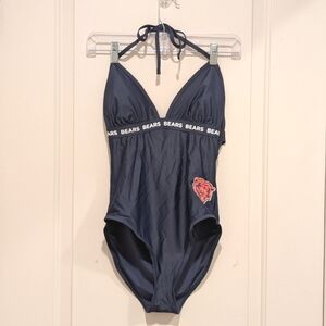 NFL Women's Navy Blue Chicago Bears One-Piece Swimsuit NWOT Small